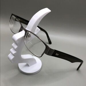 Randolph Ellsworth Silver Brown Rectangular Eyeglasses Frame 51-18 140 Japan